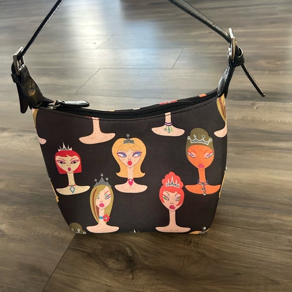 Y2K Graphic Black and Pink Women's Bag - Picture 5 of 8